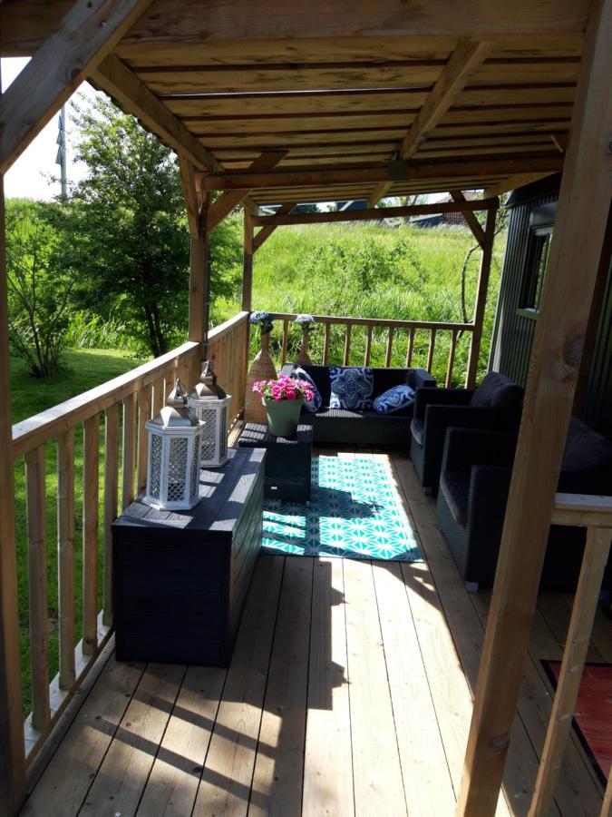 Tinyhouse Natuurhuisje Met Veranda Bij De Molen Tussen Alkmaar En Hoorn Oterleek Eksteriør bilde