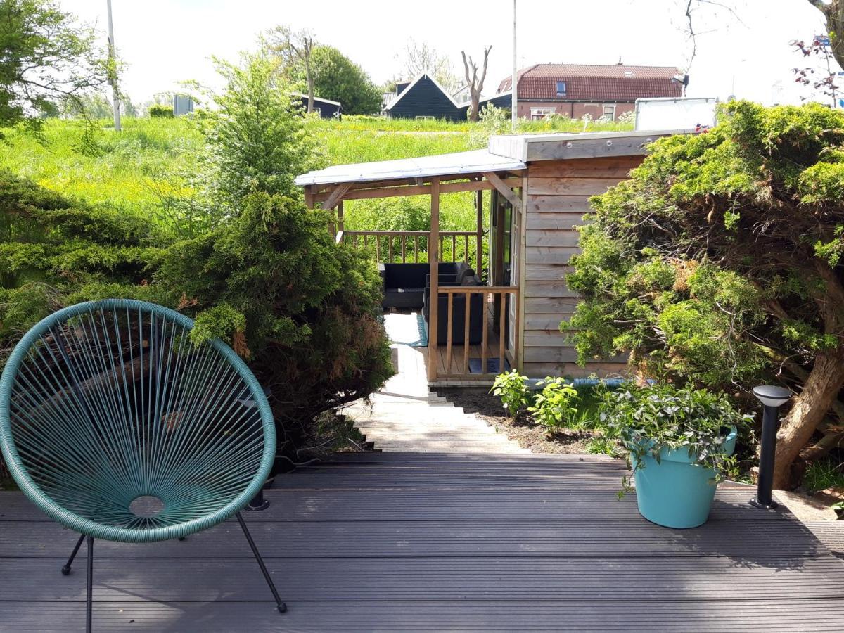 Tinyhouse Natuurhuisje Met Veranda Bij De Molen Tussen Alkmaar En Hoorn Oterleek Eksteriør bilde